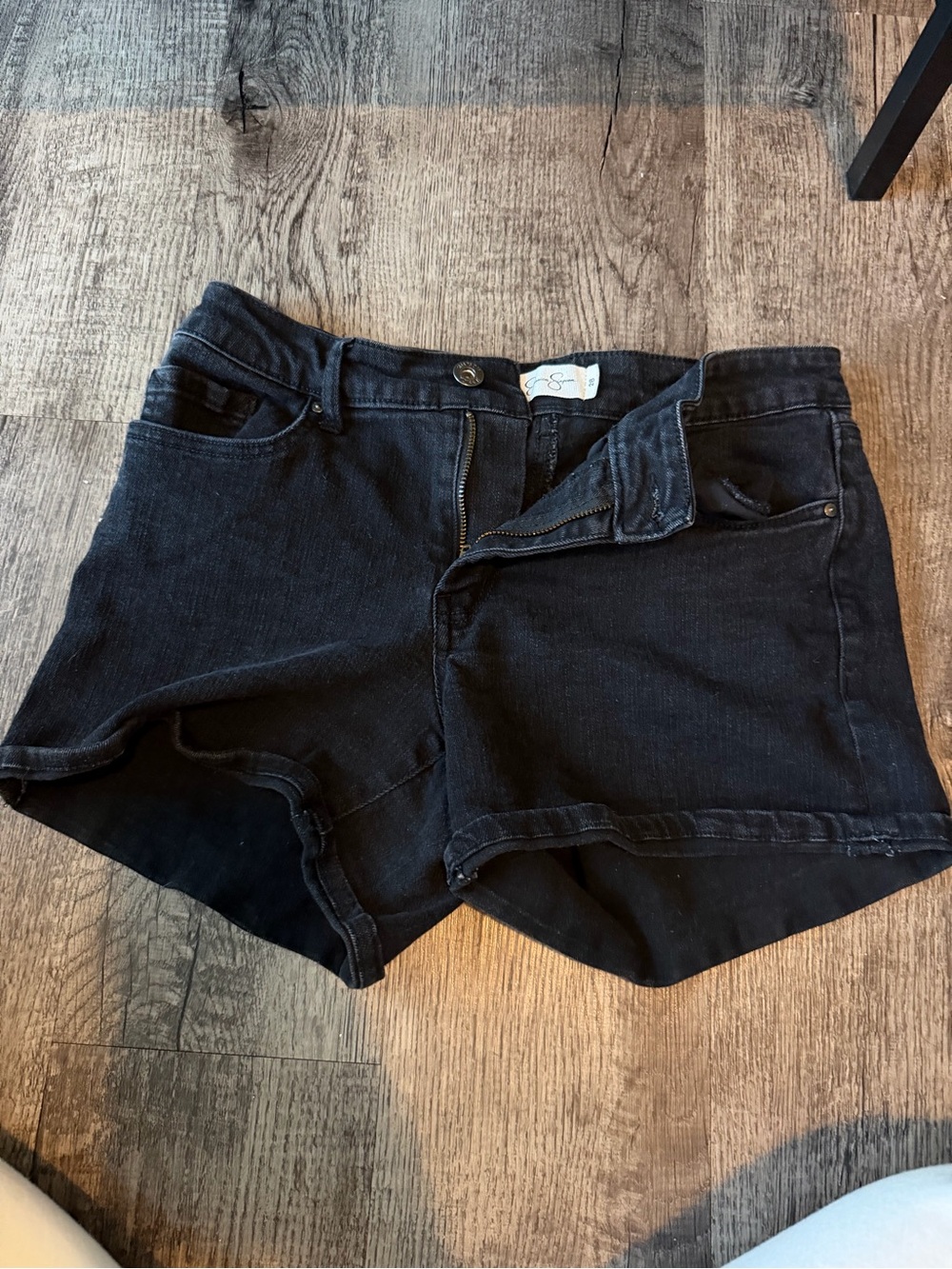 Jessica Simpson Black Denim Jean Shorts